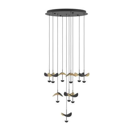 Eglo - Candeeiro suspenso LED com regulação 10xLED/2,3W/230V 3000K diâmetro 58 cm