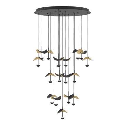 Eglo - Candeeiro suspenso LED com regulação 17xLED/2,3W/230V 3000K diâmetro 78 cm