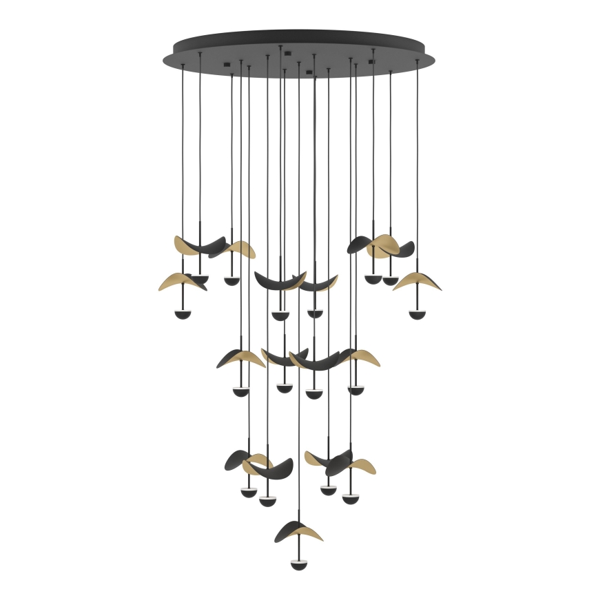 Eglo - Candeeiro suspenso LED com regulação 17xLED/2,3W/230V 3000K diâmetro 78 cm