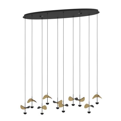 Eglo - Candeeiro suspenso LED com regulação 10xLED/2,3W/230V 3000K