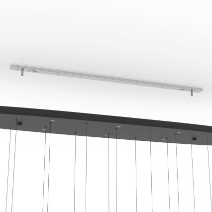 Eglo - Candeeiro suspenso LED com regulação 8xLED/4,2W/230V 3000K transparente
