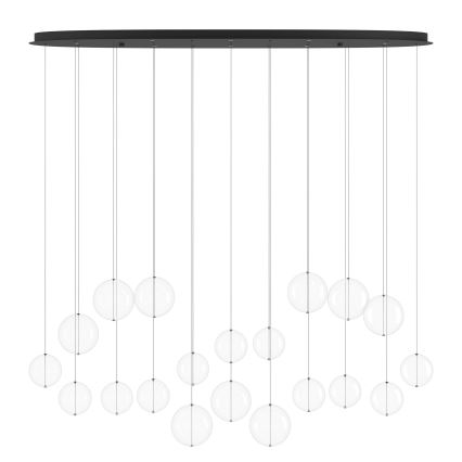 Eglo - Candeeiro suspenso LED com regulação 8xLED/4,2W/230V 3000K transparente