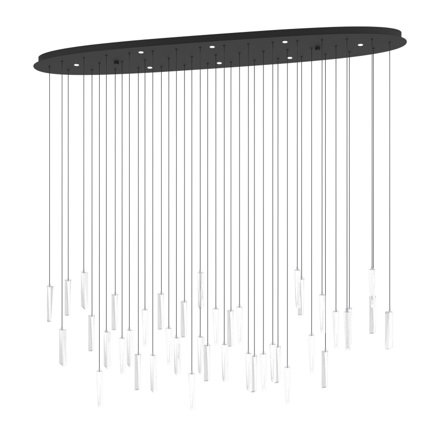 Eglo - Candeeiro suspenso LED com regulação 8xLED/4,2W/230V 3000K transparente