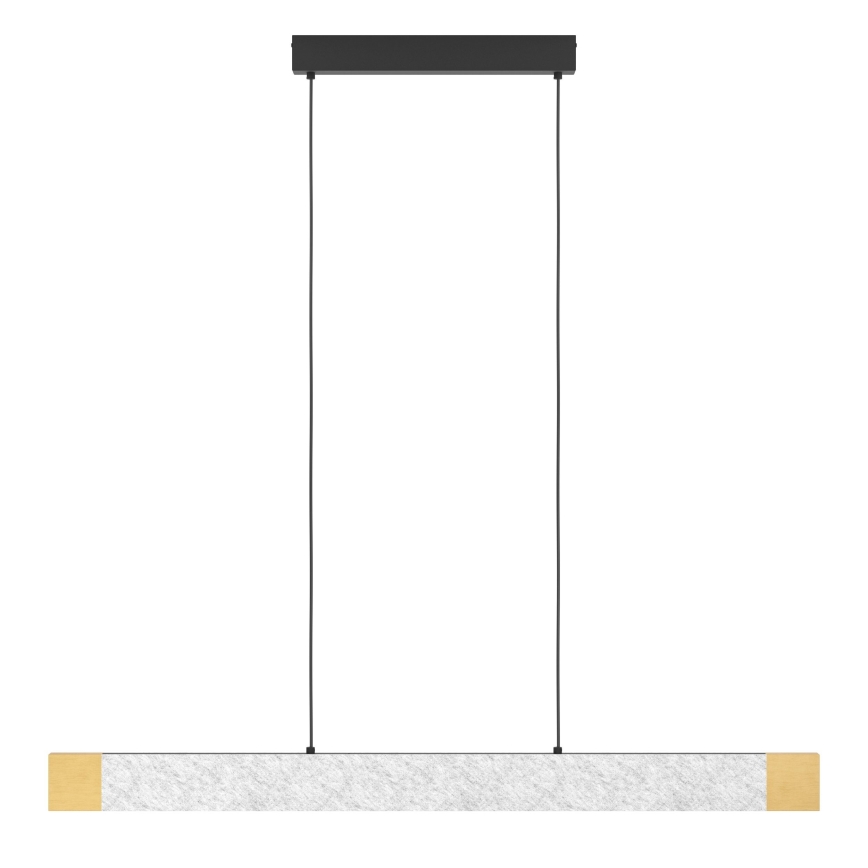 Eglo - Candeeiro suspenso LED com regulação LED/22,2W/230V 3000K castanho/cinzento