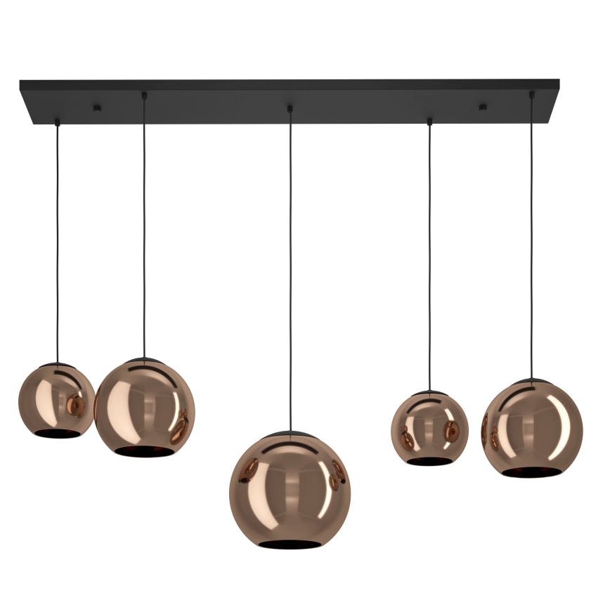 Eglo - Candeeiro suspenso 5xE27/40W/230V cobre