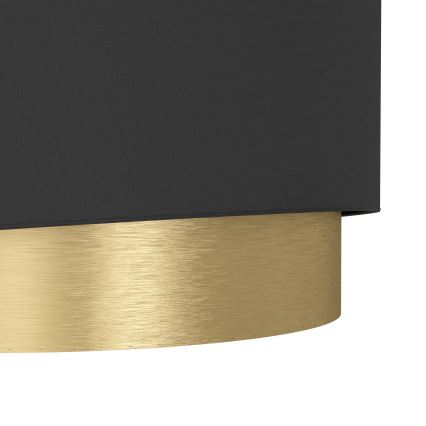 Eglo - Iluminação de parede 1xE27/40W/230V preto/dourado