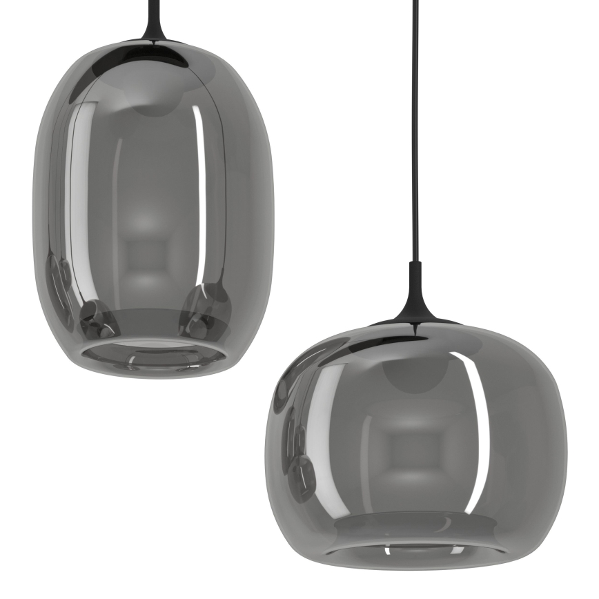 Eglo - Candeeiro suspenso LED com regulação 6xLED/3,7W/230V 2700-6500K fumado + comando