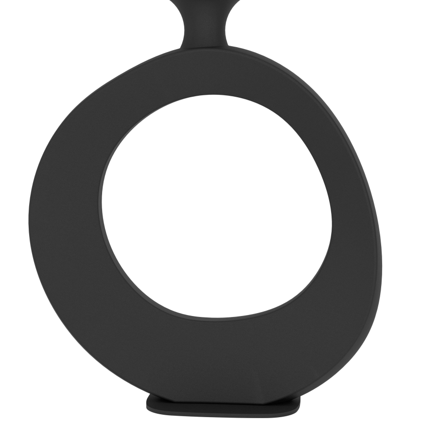 Eglo - Candeeiro de mesa 1xE27/60W/230V 52,5 cm preto/creme