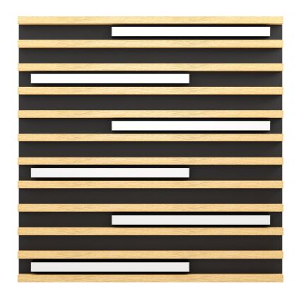 Eglo - Iluminação de teto LED com regulação 6xLED/8,5W/230V 3000K 57,5x57,5 cm castanho