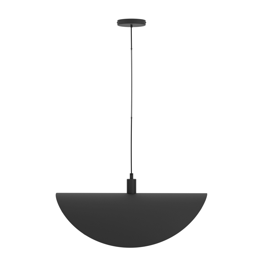 Eglo - Candeeiro suspenso 1xE27/40W/230V 80 cm preto/dourado