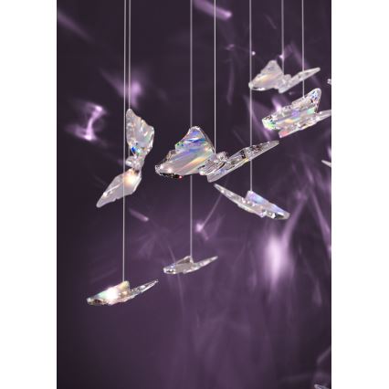 Eglo - Lustre LED dimerizável em cabo 6xLED/4,2W/230V preto/transparente