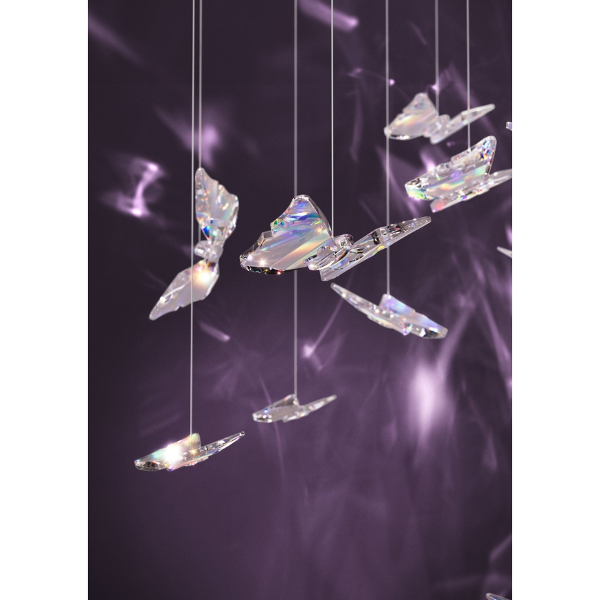 Eglo - Lustre LED dimerizável em cabo 6xLED/4,2W/230V preto/transparente