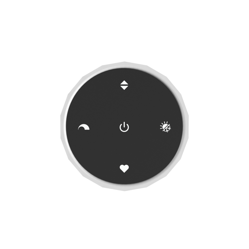 Eglo - Candeeiro de teto LED dimerizável LED/5,5W/230V + LED/1,6W 2200-6500K Ø 25 cm cromado brilhante + controlo remoto