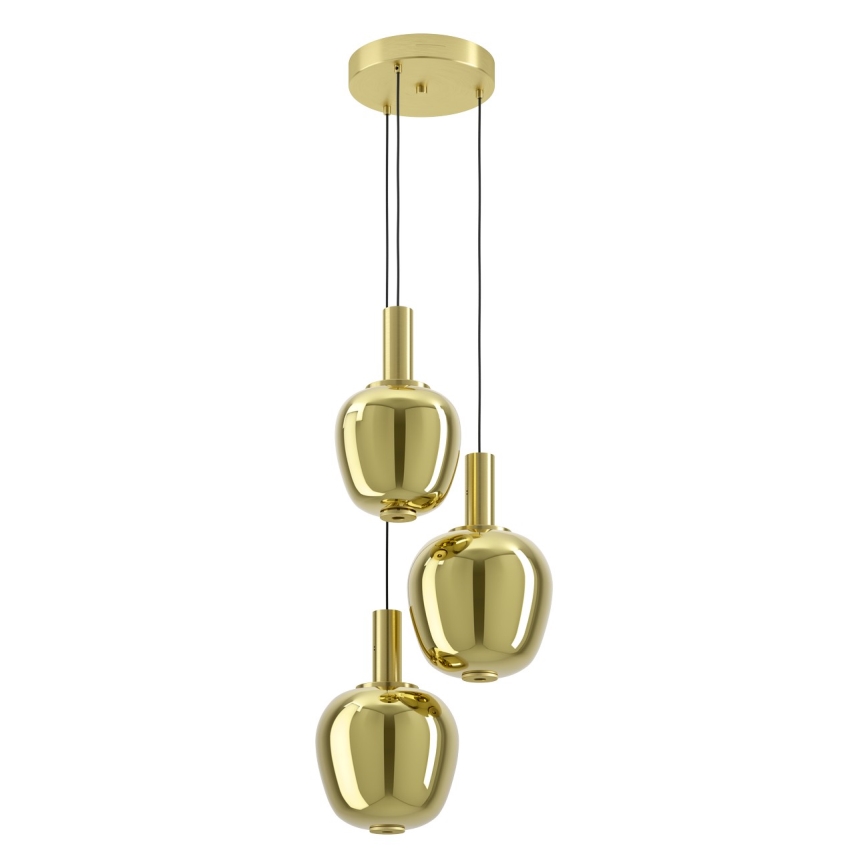 Eglo - Lustre LED regulável LED/5W/230V + 2xLED/6,5W + 3xLED/1,6W 2200-6500K dourado