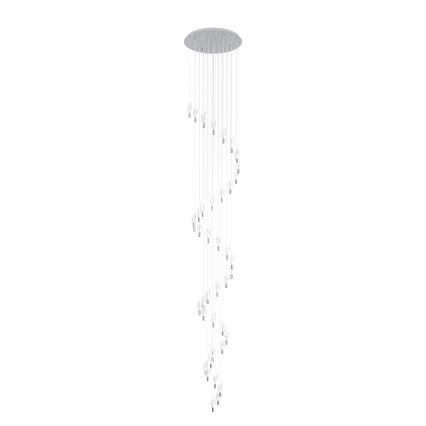 Eglo - Lustre LED suspenso em cabo 40xLED/2,1W/230V 2200/3000/4000K cromado brilhante