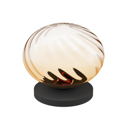 Eglo - Candeeiro de mesa LED regulável LED/5,8W/230V 2200-6500K bege/fumê + controlo remoto