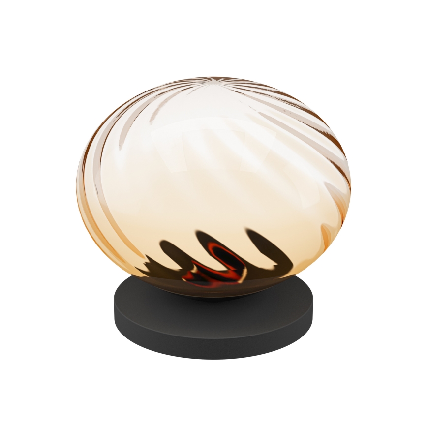 Eglo - Candeeiro de mesa LED regulável LED/5,8W/230V 2200-6500K bege/fumê + controlo remoto