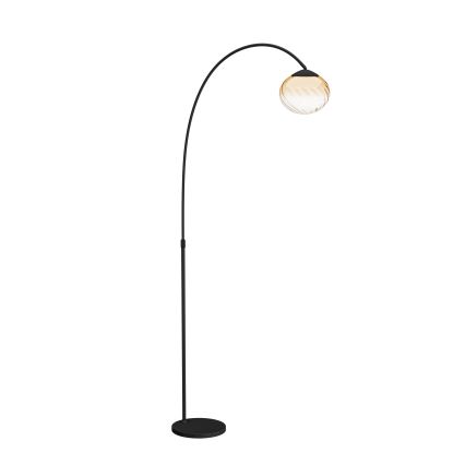 Eglo - Candeeiro de pé LED regulável LED/5,8W/230V 2200-6500K bege/fumado + controlo remoto