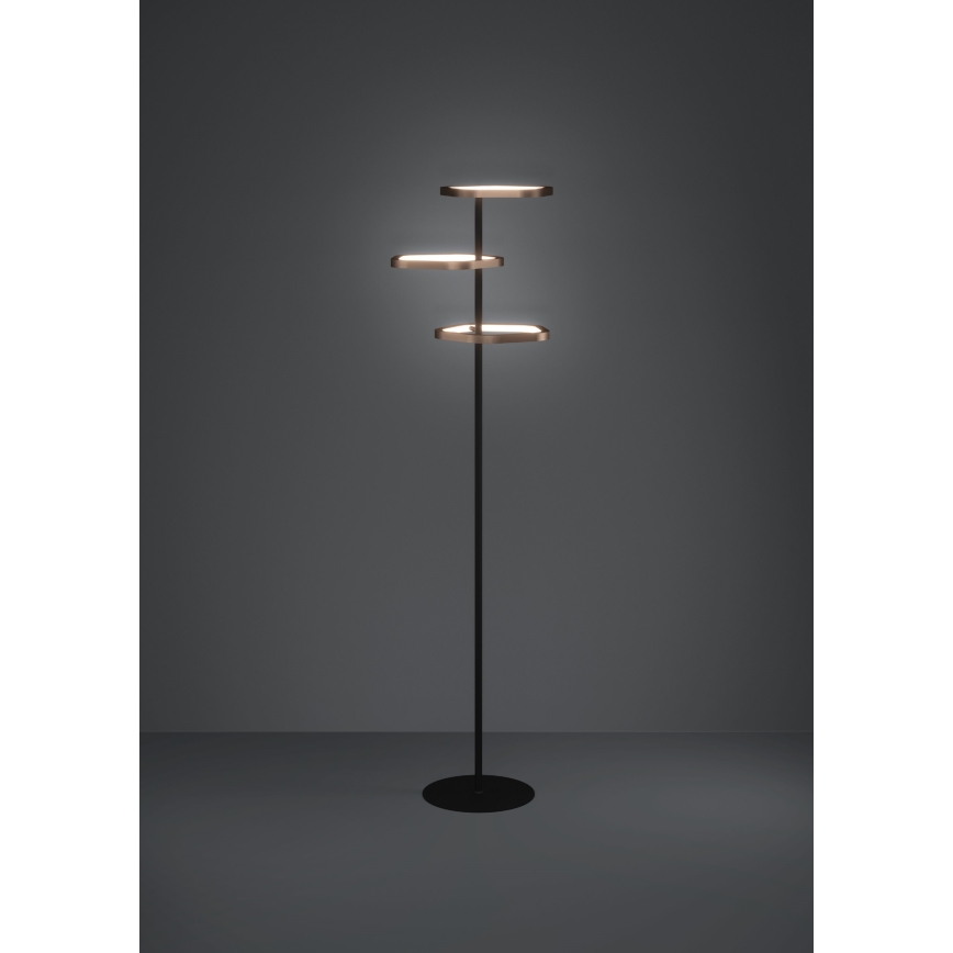 Eglo - LED Candeeiro de pé dimerizável LED/20W/230V 2200-6500K latão