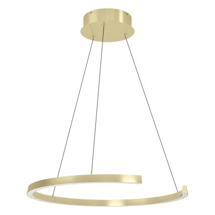Eglo - Lustre LED regulável suspenso por cabo LED/24,8W/230V 2200-6500K dourado + comando remoto