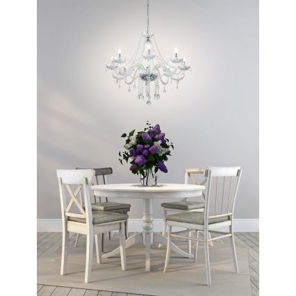 Eglo - Candelabro 8xE14/40W/230V