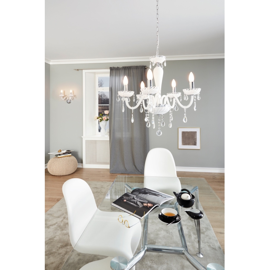 Eglo 39113- Candelabro CARPENTO 5xE14/40W/230V