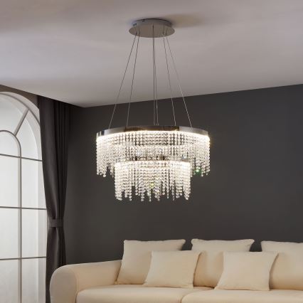 Eglo - Candeeiro suspenso LED com regulação LED/45W/230V