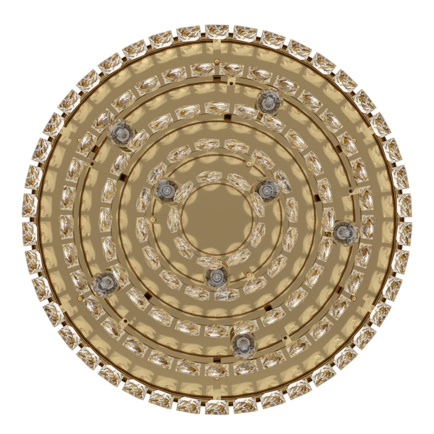 Eglo - Iluminação de teto 8xE14/40W/230V dourada