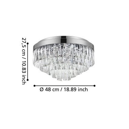 Eglo - Iluminação de teto 8xE14/40W/230V