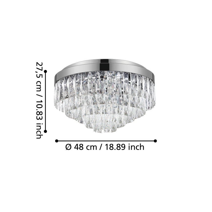 Eglo - Iluminação de teto 8xE14/40W/230V