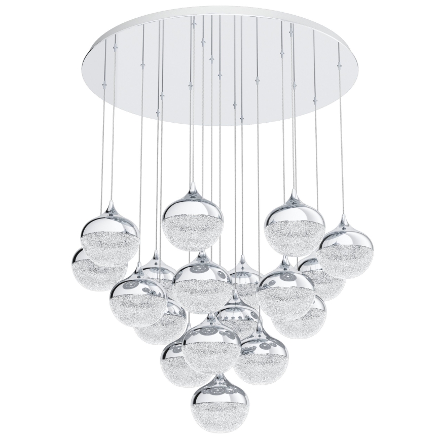 Eglo - Candelabro suspenso LED com regulação 18xLED/3,1W/230V