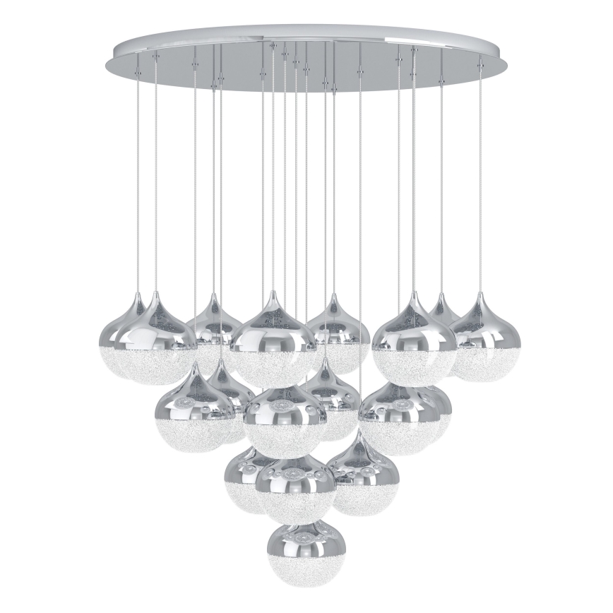 Eglo - Candelabro suspenso LED com regulação 18xLED/3,1W/230V
