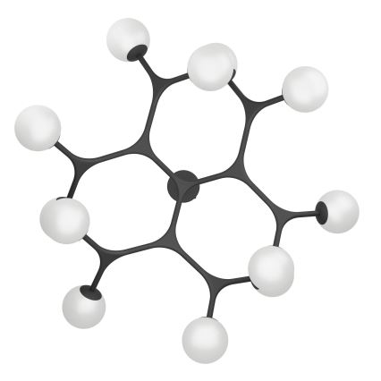 Eglo - Candelabro montado à superfície LED 12xG9/3W/230V