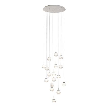 Eglo - Candelabro suspenso LED com regulação 17xLED/5W/230V