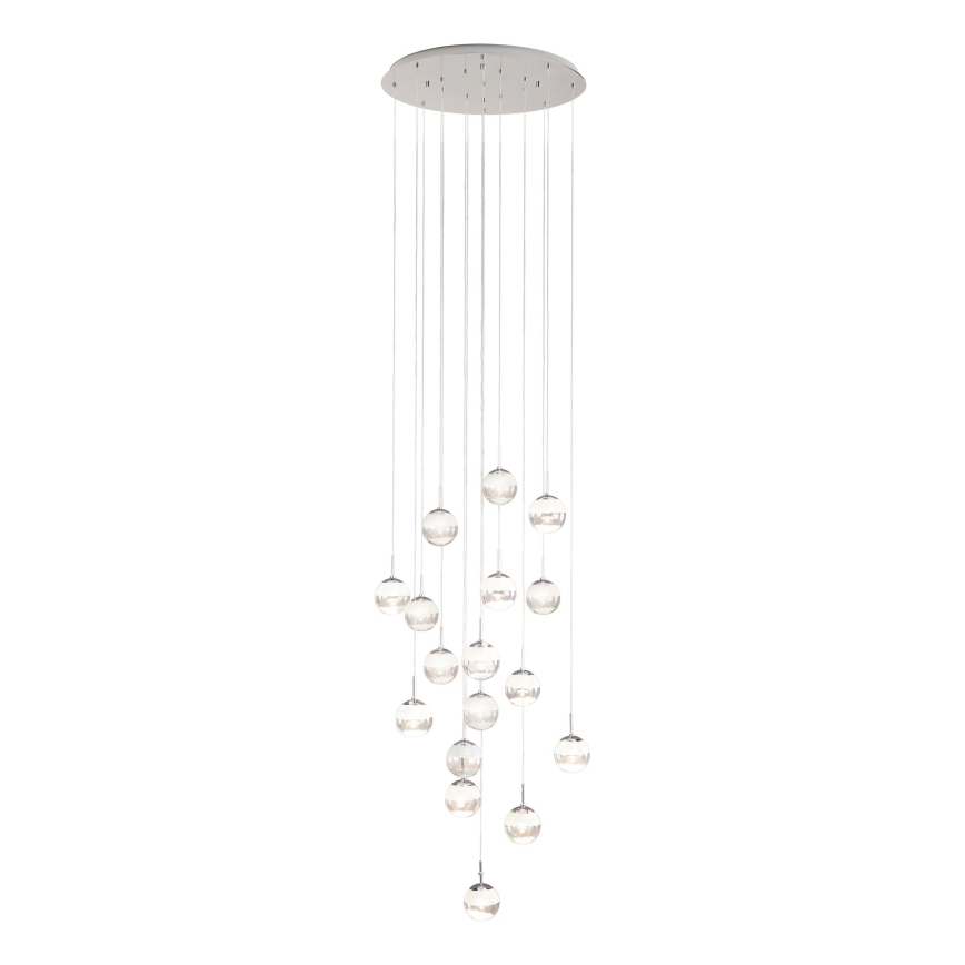 Eglo - Candelabro suspenso LED com regulação 17xLED/5W/230V