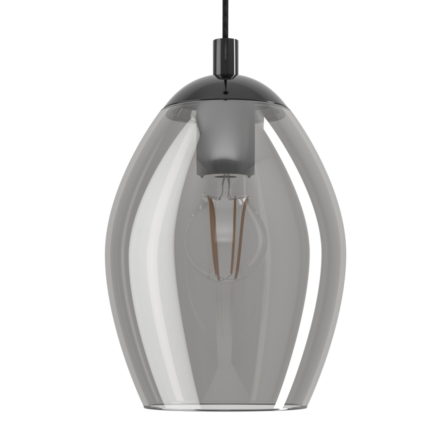 Eglo - Candeeiro suspenso 5xE27/60W/230V fumado