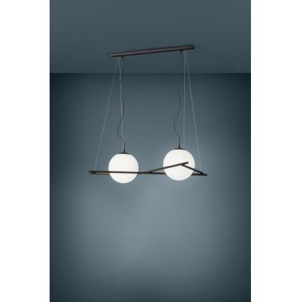 Eglo 39592 - Lustre suspenso por cabo SALVEZINAS 2xE27/25W/230V