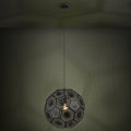 Eglo 39619 - Candeeiro suspenso 1xE27/60W/230V diâmetro 50 cm preto