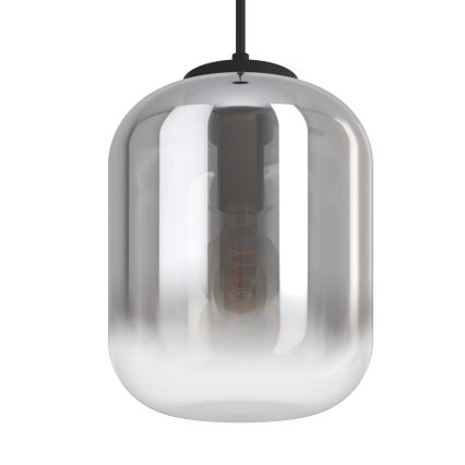 Eglo - Candeeiro suspenso 1xE27/40W/230V diâmetro 35 cm cinzento