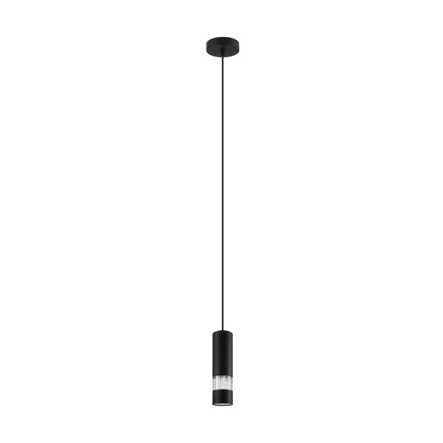 Eglo - Candeeiro suspenso LED 1xGU10/4,6W/230V preto