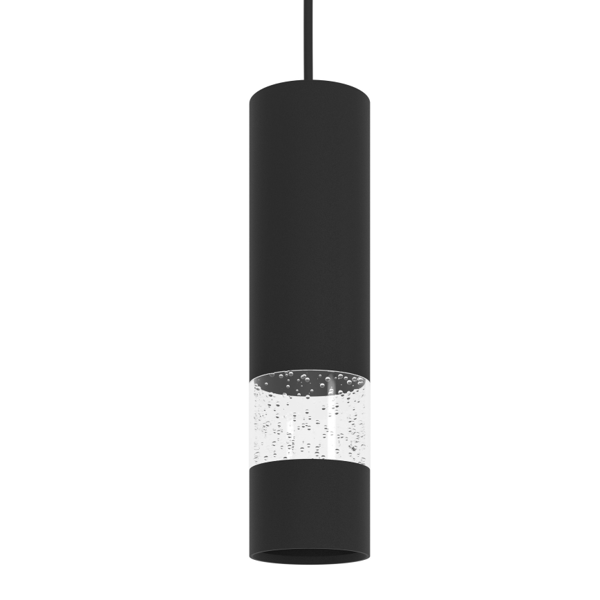 Eglo - Candeeiro suspenso LED 1xGU10/4,6W/230V preto