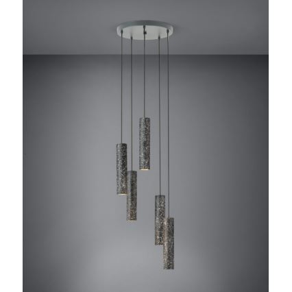 Eglo - Candelabro suspenso LED 5xGU10/4,5W/230V