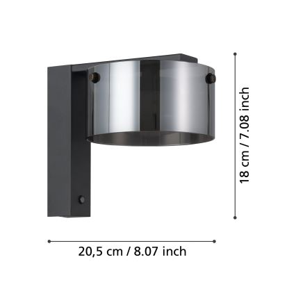 Eglo - Aplique de parede dimerizável LED/7,2W/230V