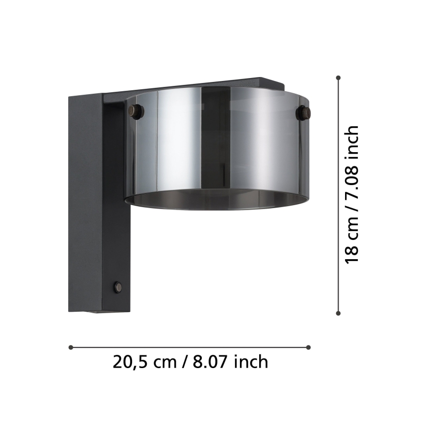 Eglo - Aplique de parede dimerizável LED/7,2W/230V