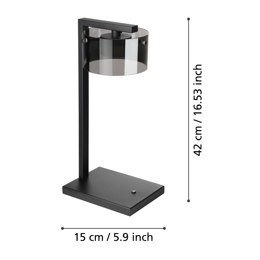 Eglo - Candeeiro de mesa LED regulável LED/7,2W/230V