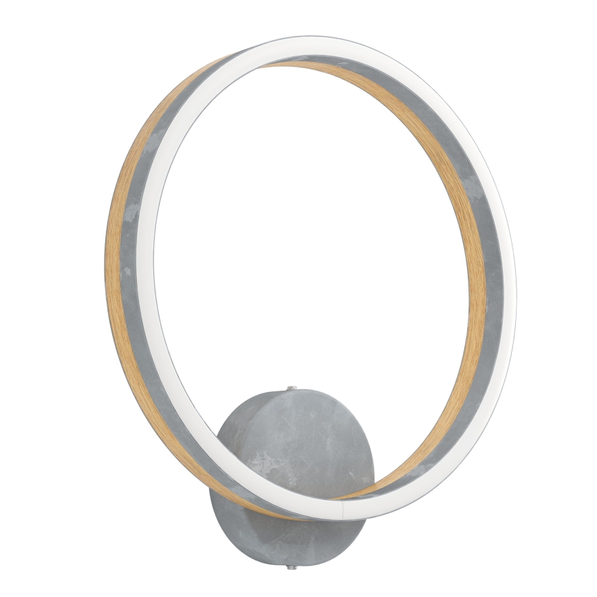 Eglo - Iluminação de parede LED LED/12W/230V 3000K cinzento/castanho