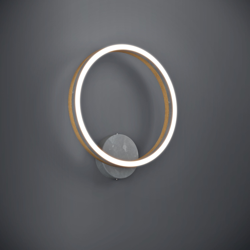 Eglo - Iluminação de parede LED LED/12W/230V 3000K cinzento/castanho