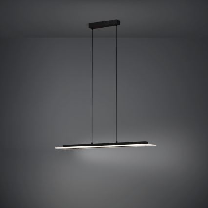 Eglo - Candeeiro suspenso LED com regulação LED/57,5W/230V 3000K preto + comando