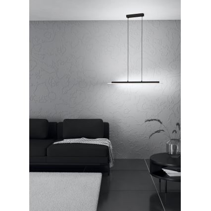 Eglo - Candeeiro suspenso LED com regulação LED/57,5W/230V 3000K preto + comando