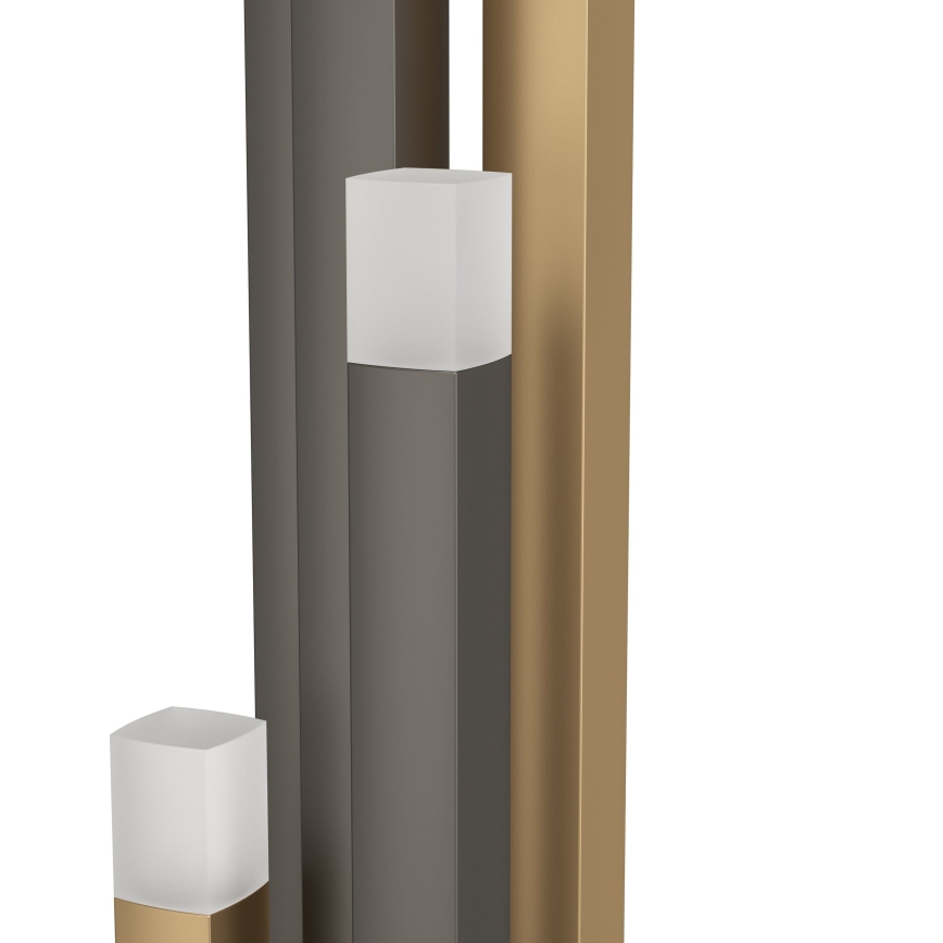 Eglo - Candeeiro de chão LED com regulação 5xLED/3,7W/230V 3000K antracite/dourado